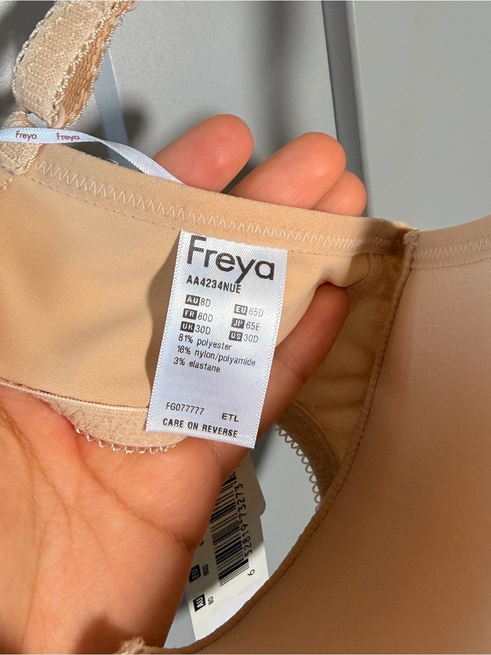 NWT Freya Nude Moulded Plunge Size 30D - Women View 5